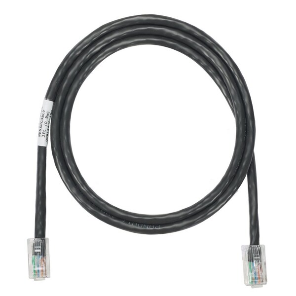 Copper Patch Cord, Category 5E, Black (10 Pack), 10PK
